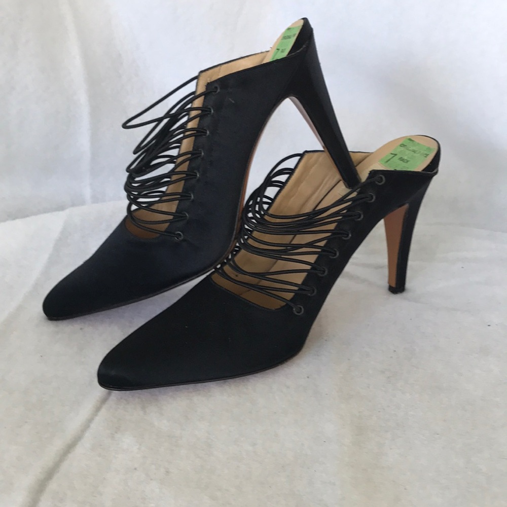 Todd Oldham Lerre Italy textile upper heels